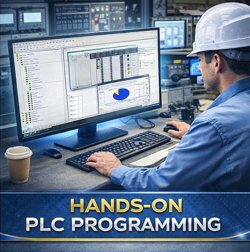 PLC Training LITE Course | Video Training, SIMULATOR & Books | USB 2026 Edition