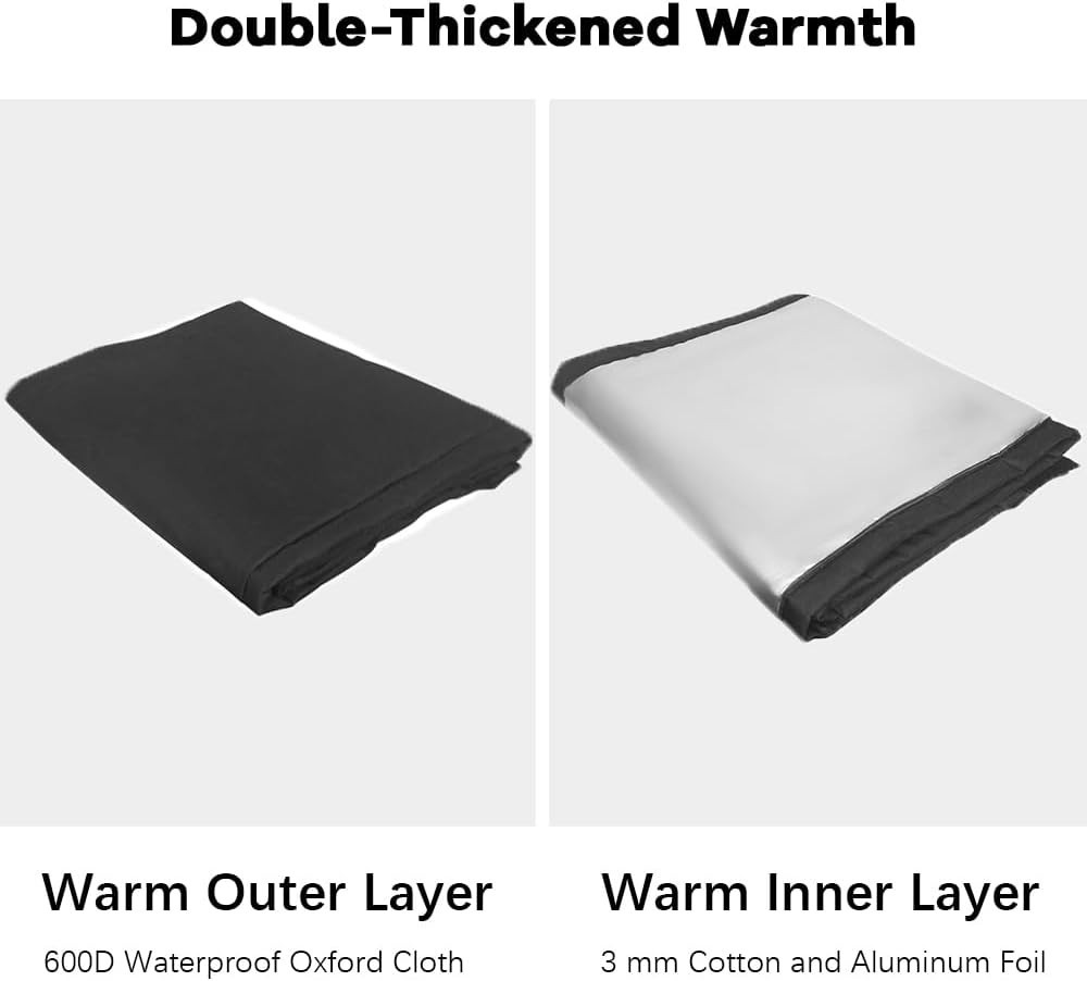 2pcs 10 Frame Winter Bee Hive Wrap - Waterproof, Windproof, Insulation