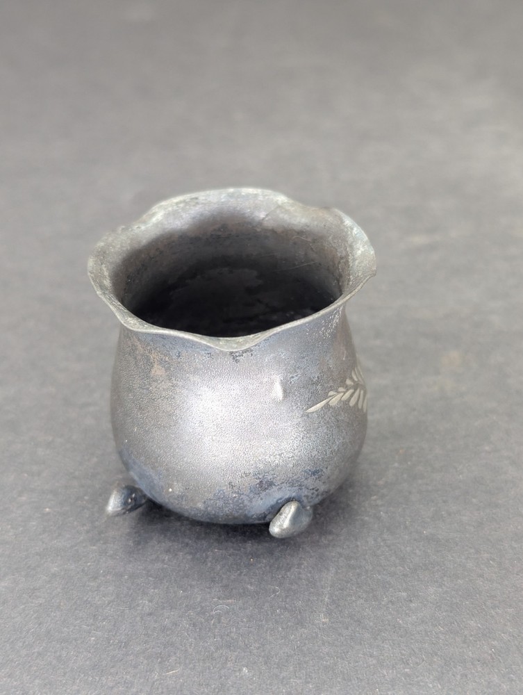 Chick Baby Bird Wishbone Toothpick Holder 346 Vtg Warren Silver Plate Co