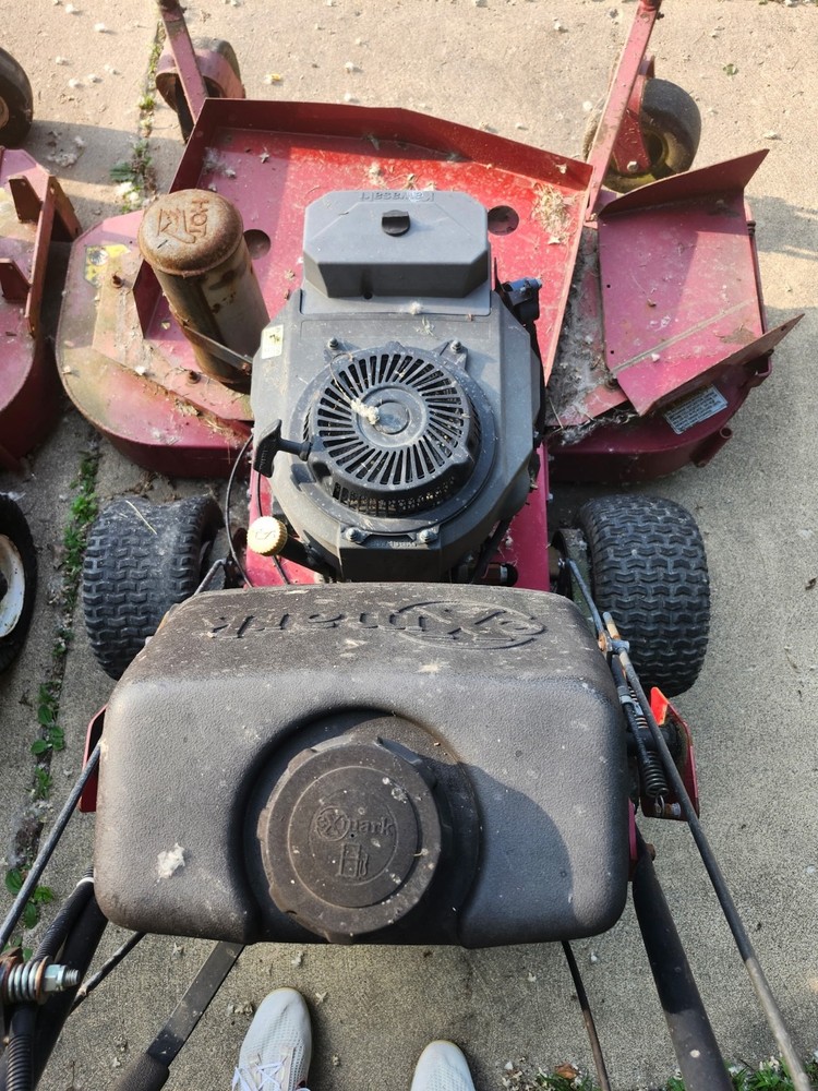Exmark 48in walk behind with dolly attachment