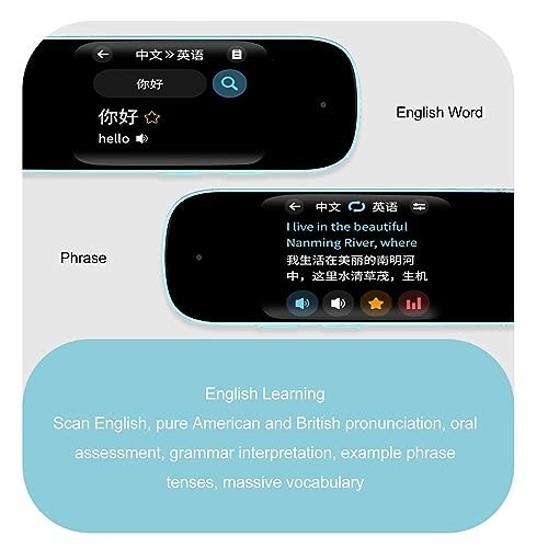 Smart Language Translator Scanner Pen - Portable Dictionary for English Learning