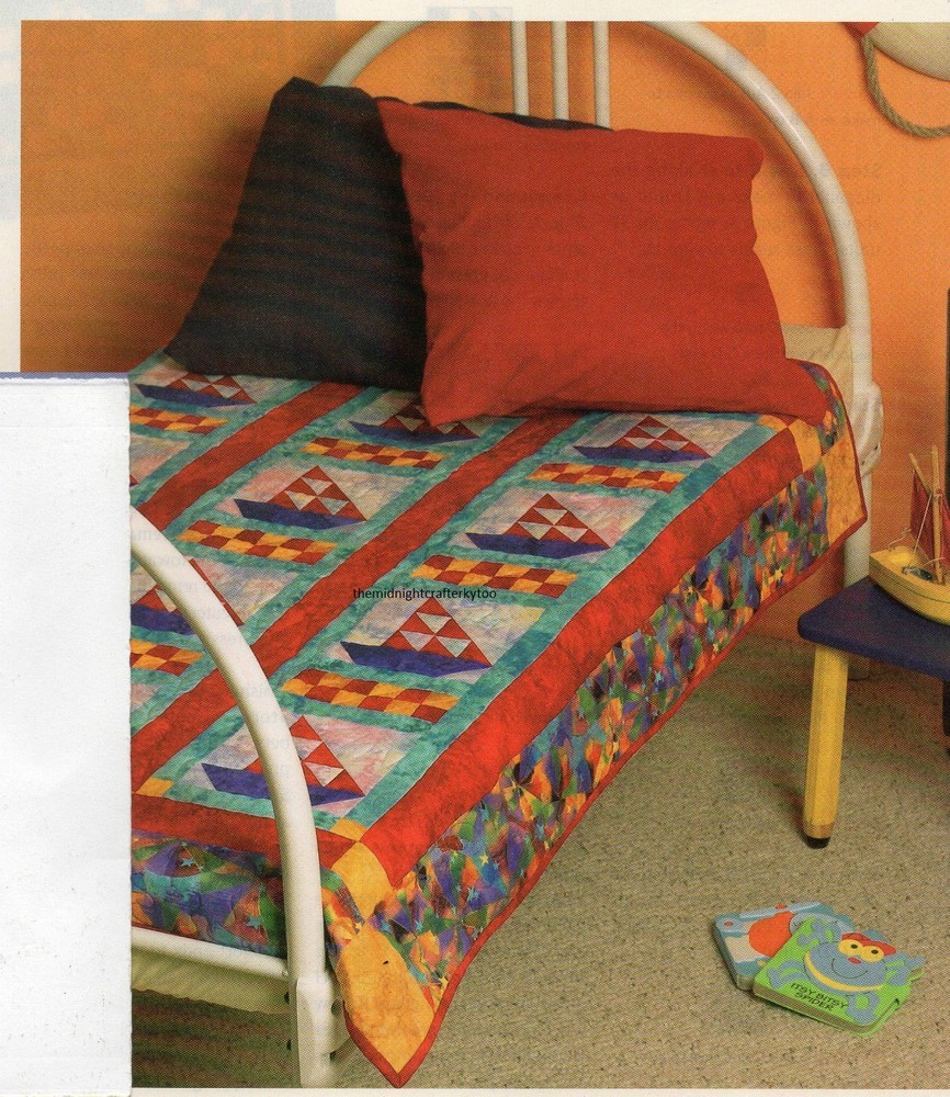 Sailing Away Quilt Pattern Pieced JR