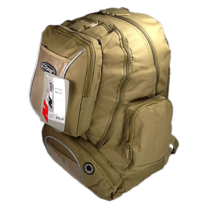 19.5" 2000 cu. in. NexPak Day Backpack BP023 TAN