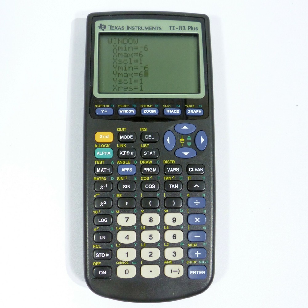Texas Instruments TI-83 Plus Graphing Calculator with Slide Cover Tested Working