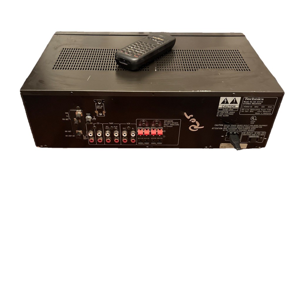 Technics SA-EX110 Vintage 2 Ch Receiver Stereo System With Remote