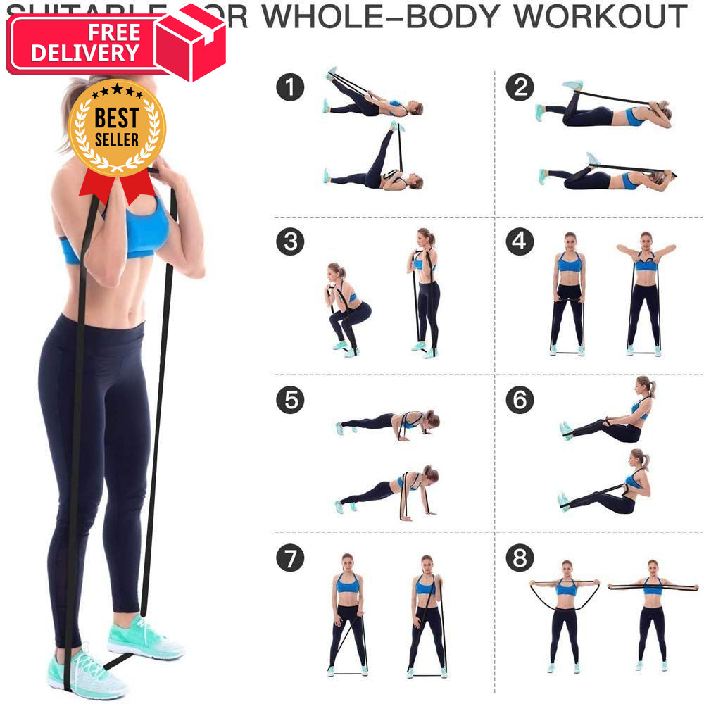 Pull-Up Bands Resistance-Bands Exercise-Bands - Pull up Black (25-65lbs)