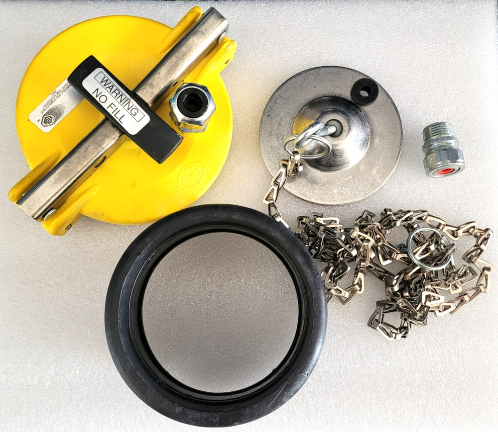 Incon TSP-K4A Mag probe 4" install kit, cap & adapter