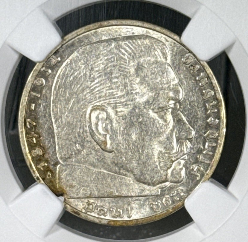 1937A Germany 2M NGC AU 58