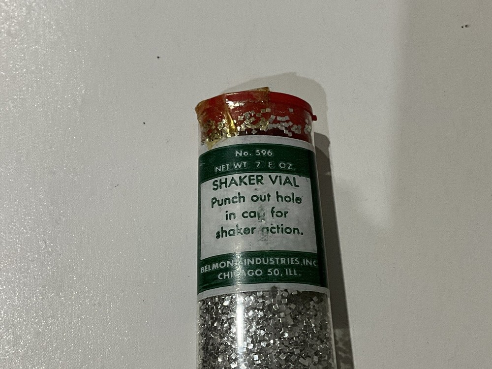 Vintage Belmont Silver Glitter