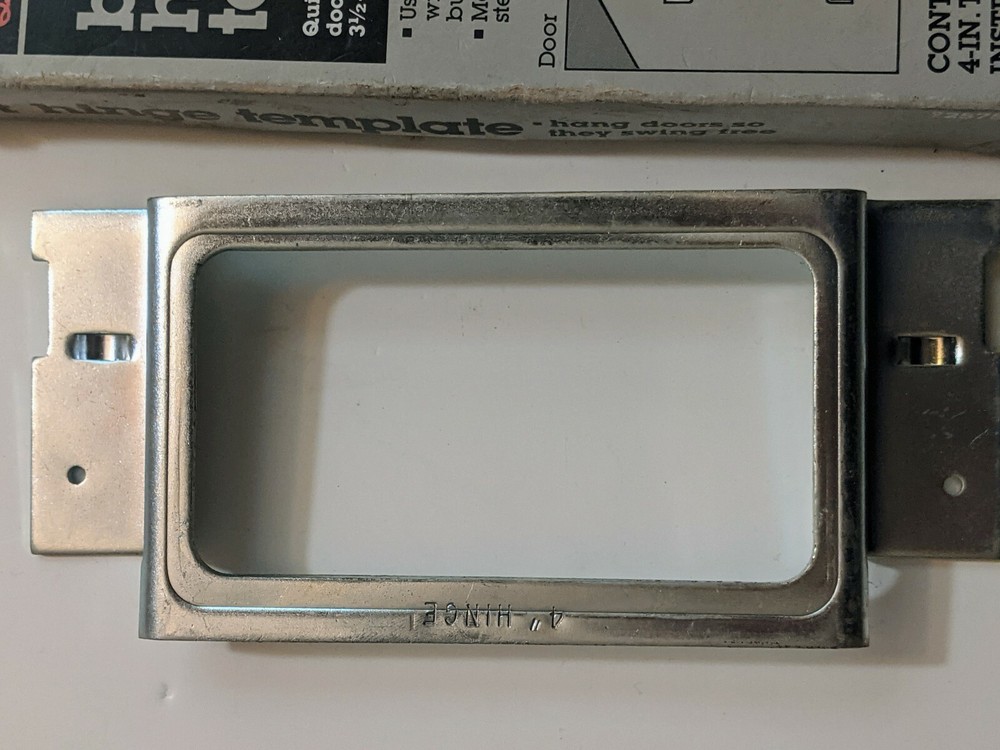 Vintage Sears Craftsman Butt Hinge Template 9-2575 Hardware