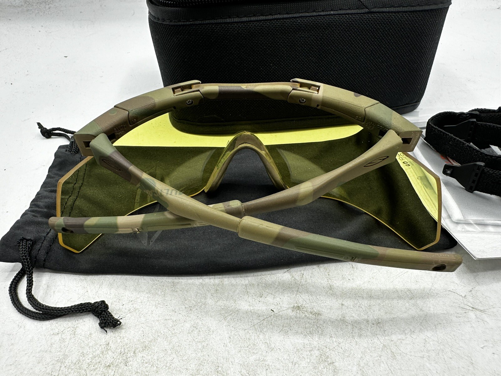 Smith Optics AEGIS Frame, Yellow Lens Shooting Glasses Multicam OCP APEC