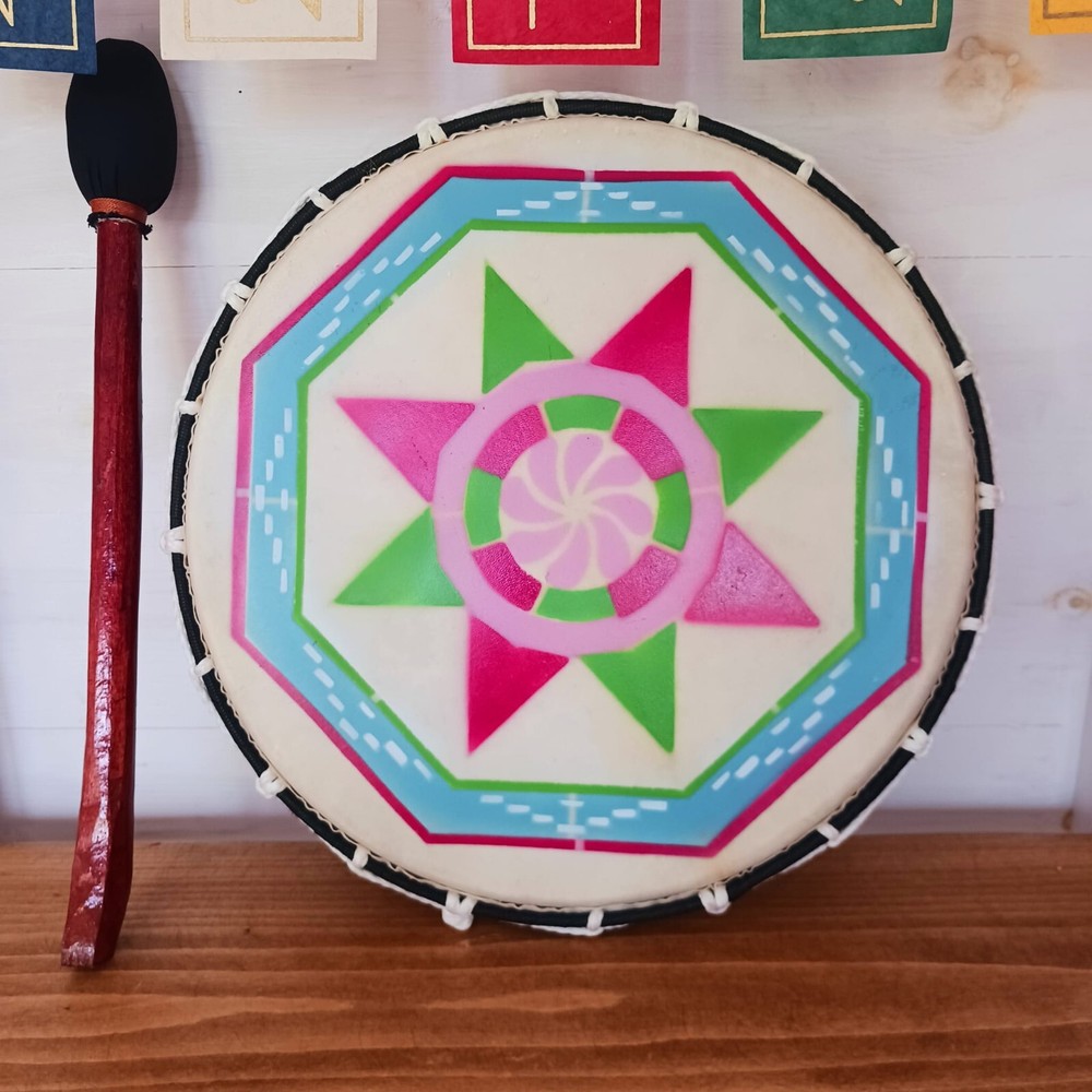 Painted Shamanic Drum | 30cm