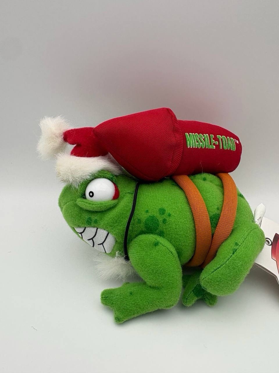 Meanies Shocking Stuffers Plush Missle Toad 1999 Plush VINTAGE RARE NEW