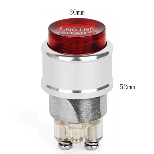 12V 20A Racing Car Vehicle Engine Start Push Button Switch Ignition Red