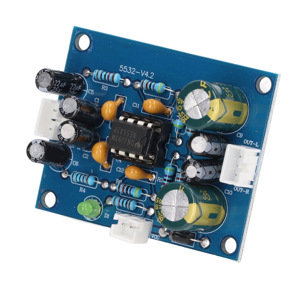 Preamp Module Audio Preamplifier Board NE5532 Chip Accessory Part For Replace↑