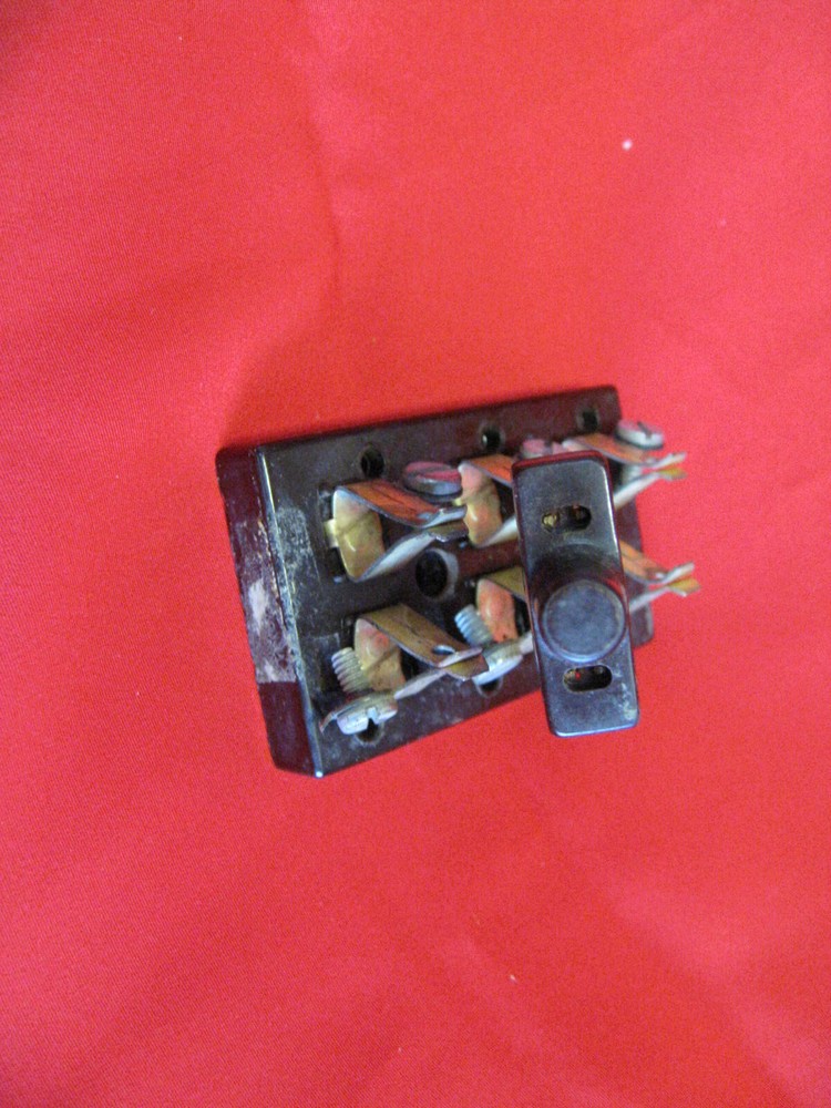 Vintage RODALE 2 Pole Double Throw Knife Switch Frankenstein Steampunk model RR