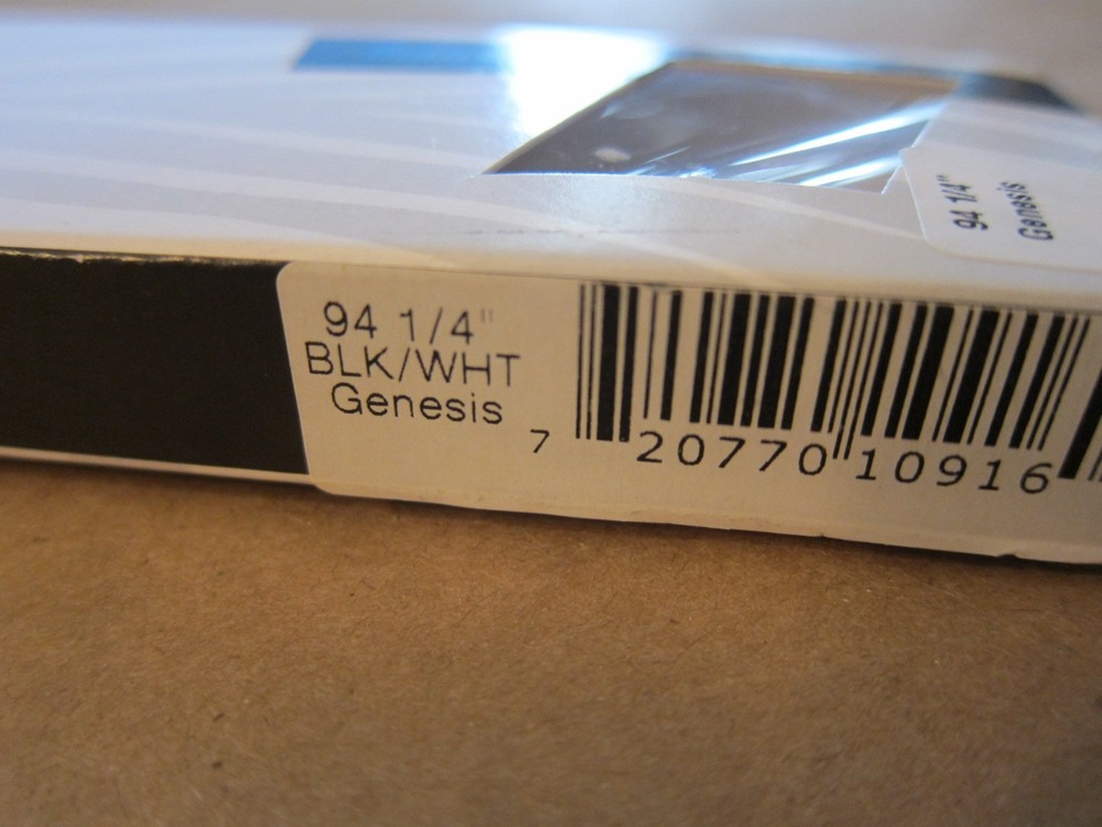 New Mathews Genesis 94 1/4" String Bowstring Zebra Hybrid Archery Black / White