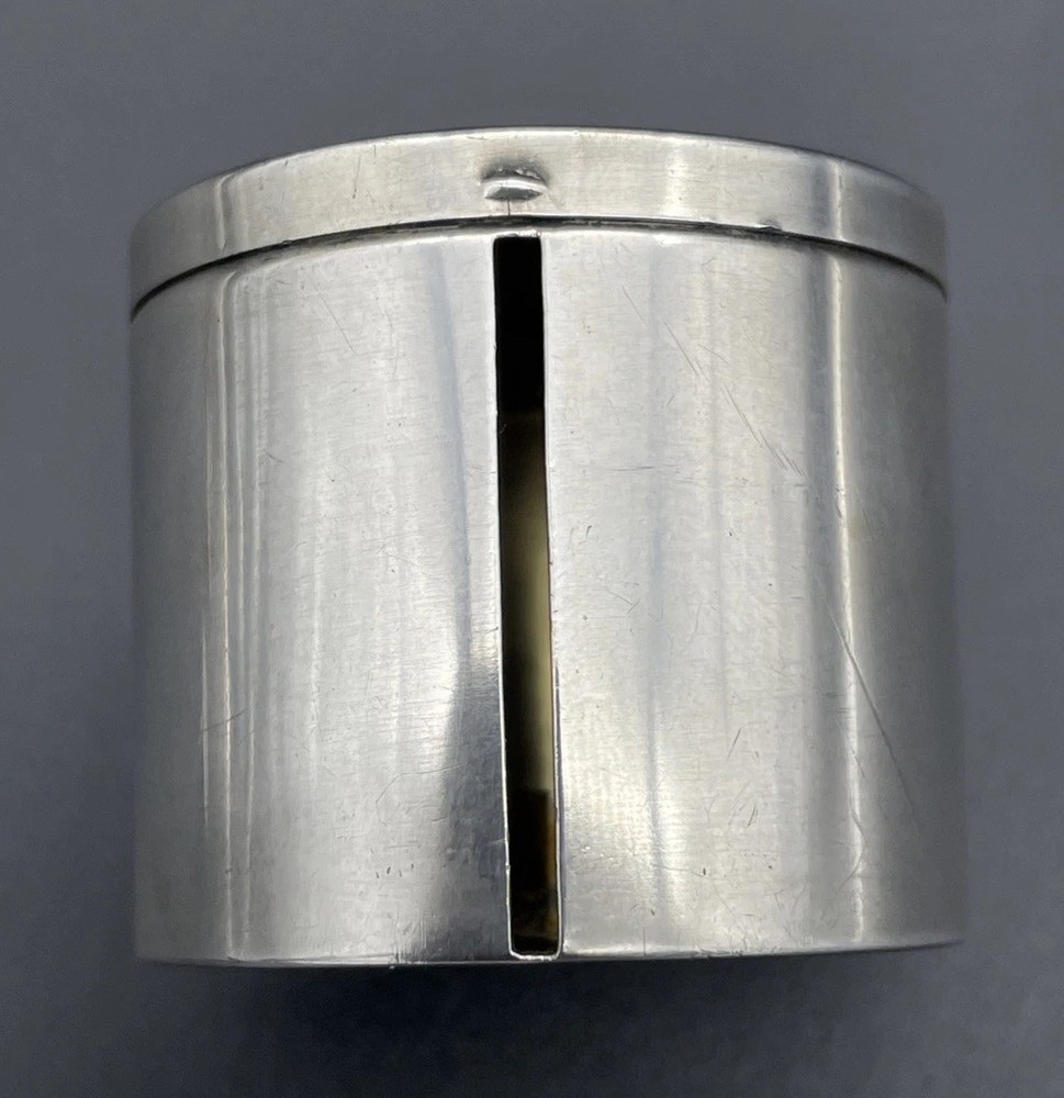 Watson Sterling Silver Stamp Roll Box / Dispenser