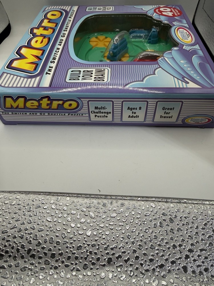 Metro Switch & Go Shuttle Puzzle Binary Arts Complete w/ Cards & Bag