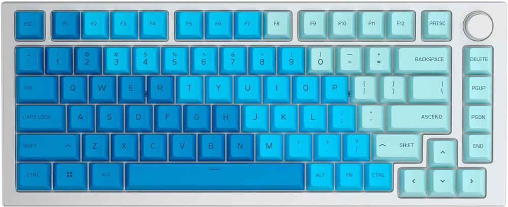 Glorious - GPBT Gradient Universal Keycap Set Compatible with Most 100% 85% 8...