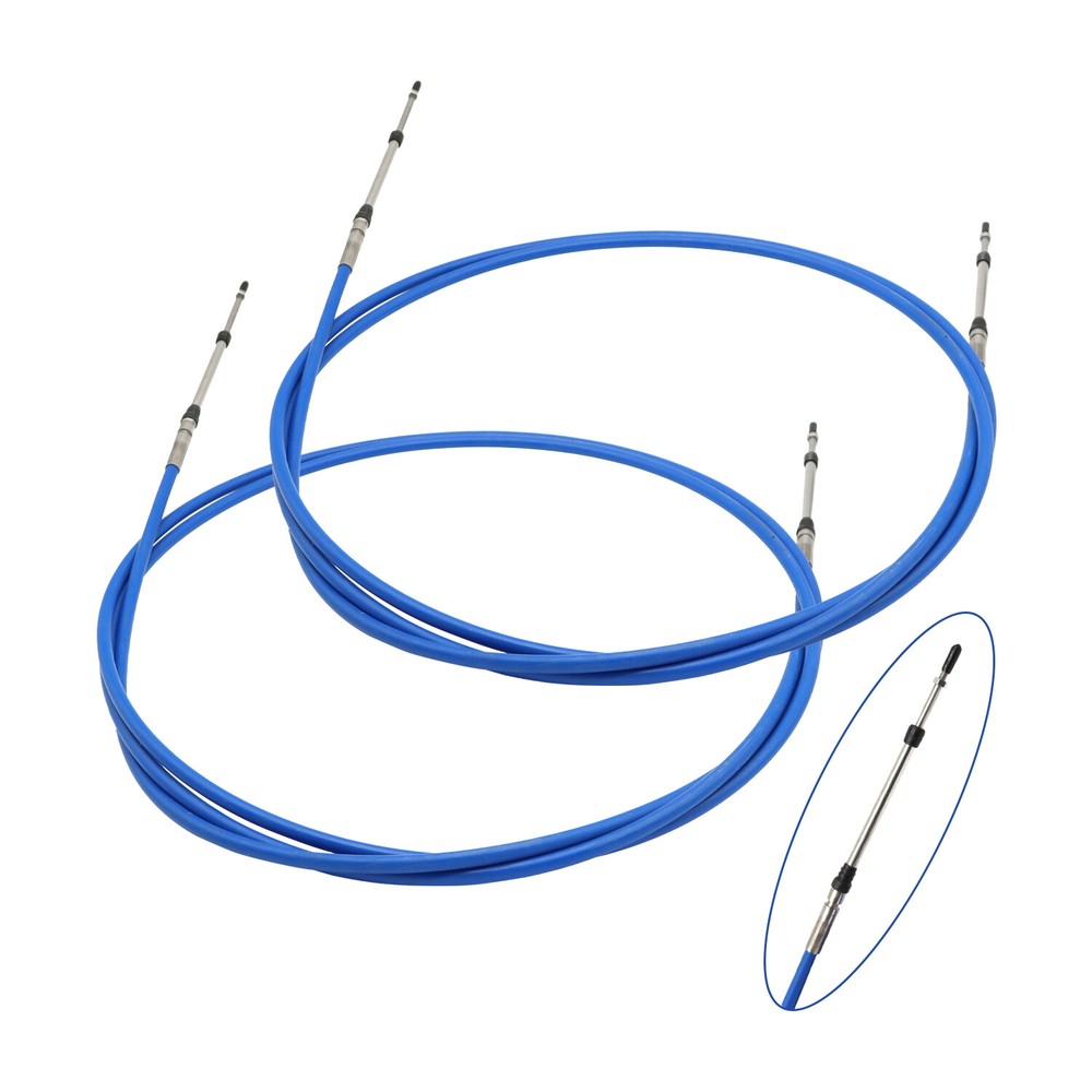 2PCS 12FT 33C Throttle Control Cable Universal for YAMAHA Boat Control Lever