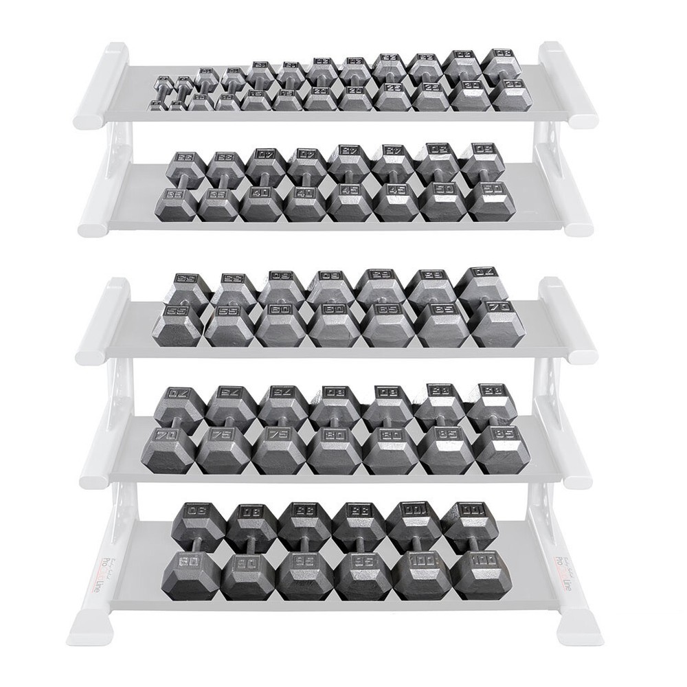 Body-Solid Cast Iron Hex Dumbbell Sets