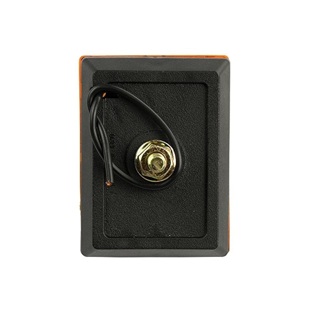 Amber Reflex Side Marker Light, 12V Stud Mount Clearance Light for Vehicles