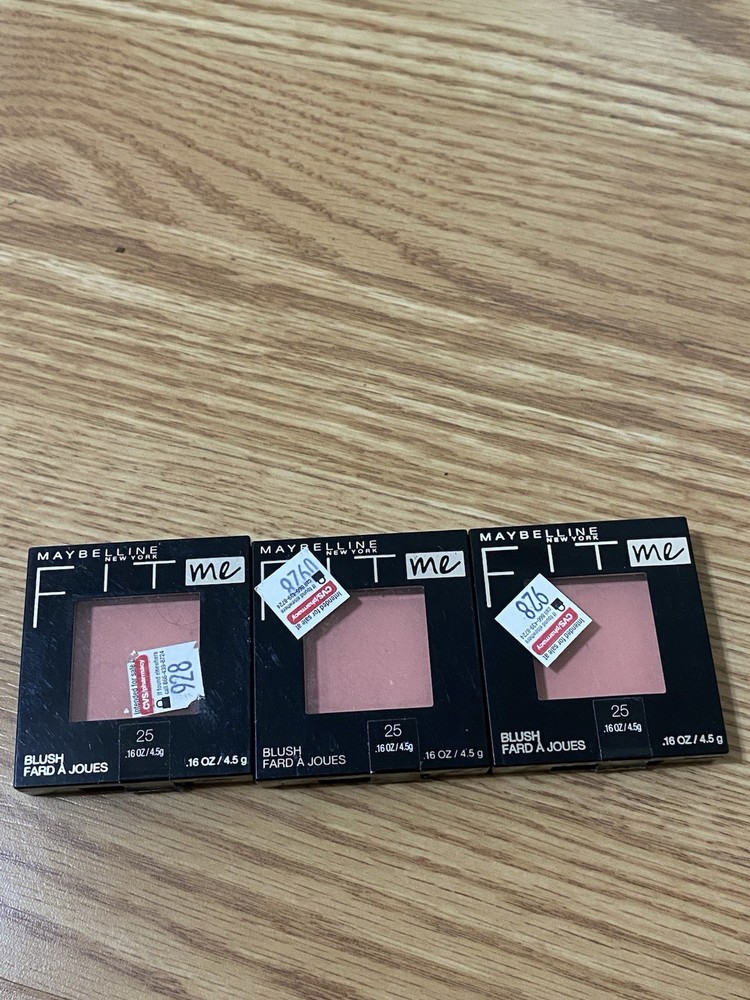 3 Maybelline Fit Me Blush #25