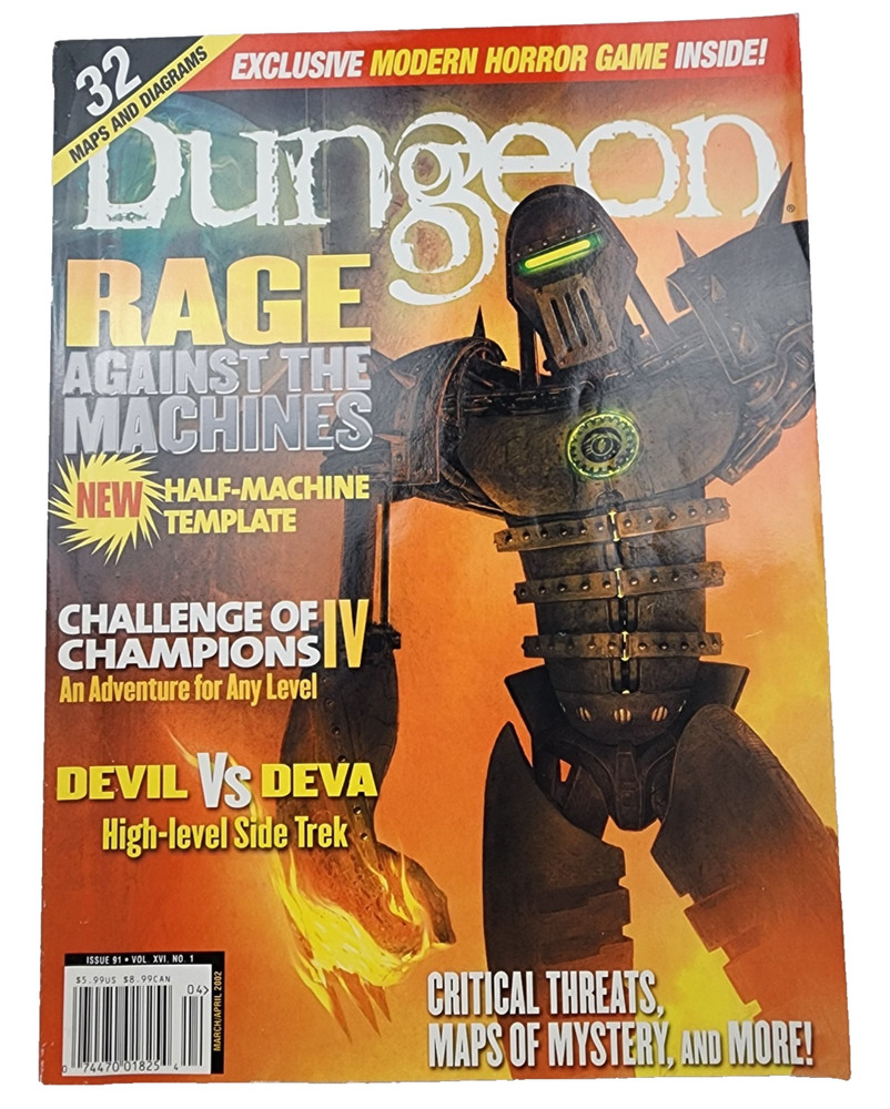 Dungeon Magazine Issue #91