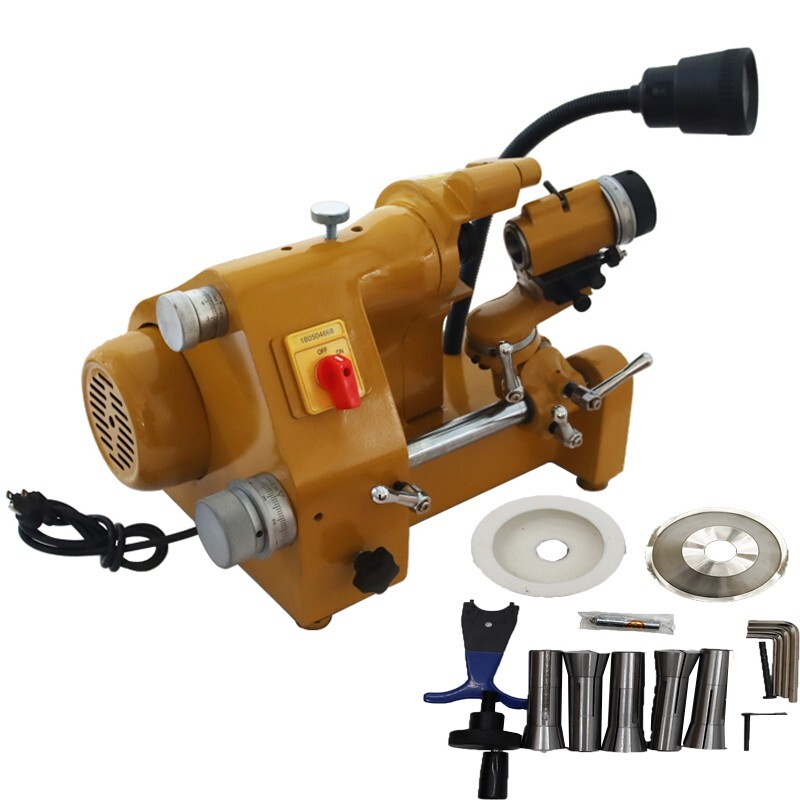 U2 R8 Collet 110V Universal Cutter Grinder Sharpener End Mill Grindering Machine