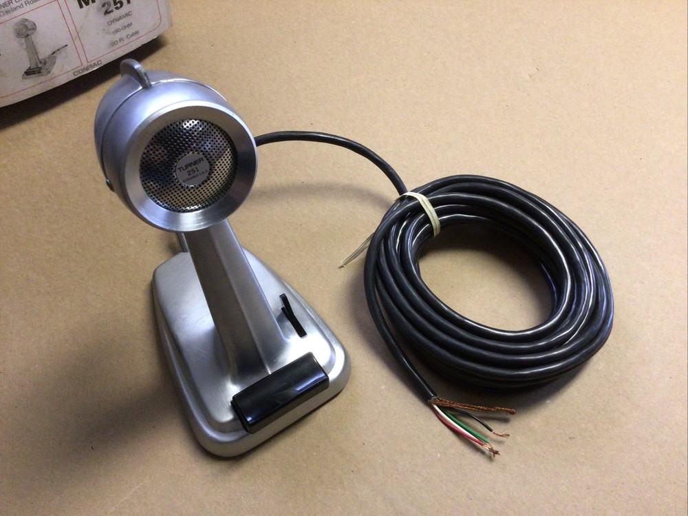 Turner Co Vintage Microphone Dynamic Model 251 NOS