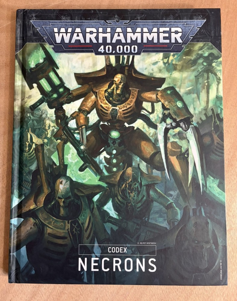 Games Workshop: Warhammer 40k Codex: Necrons (2020); Excellent Condition