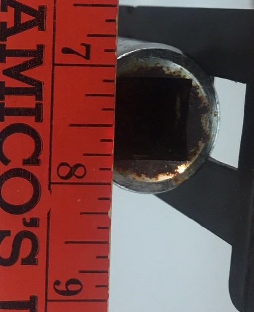 MASTERHAND 1-5/8” Socket 6pt Long Shaft Orig Packaging Some Surface Rust