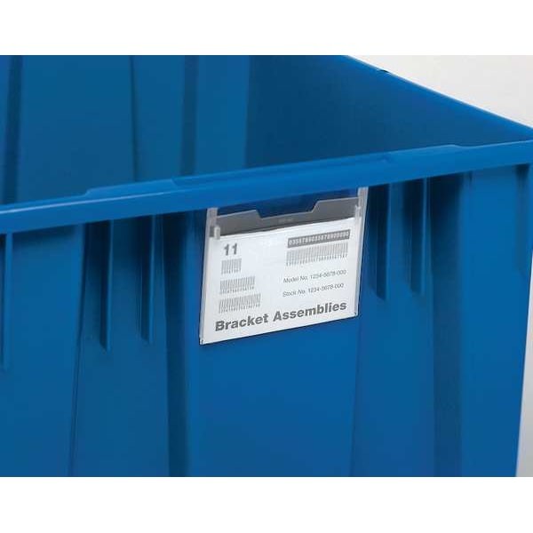 Quantum Storage Systems Snt195bl Stack & Nest Storage Container, 12.7 Gal,