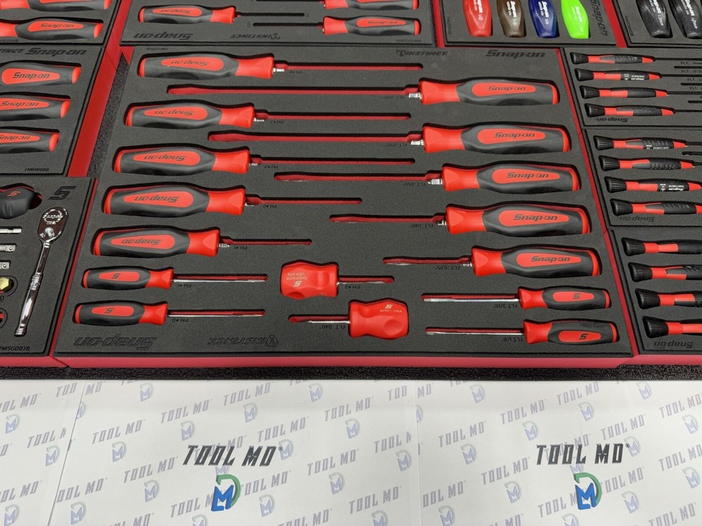 Snap-on Tools NEW 143-Piece Cloud 9 Ultimate Screwdriver Drawer Foam Set