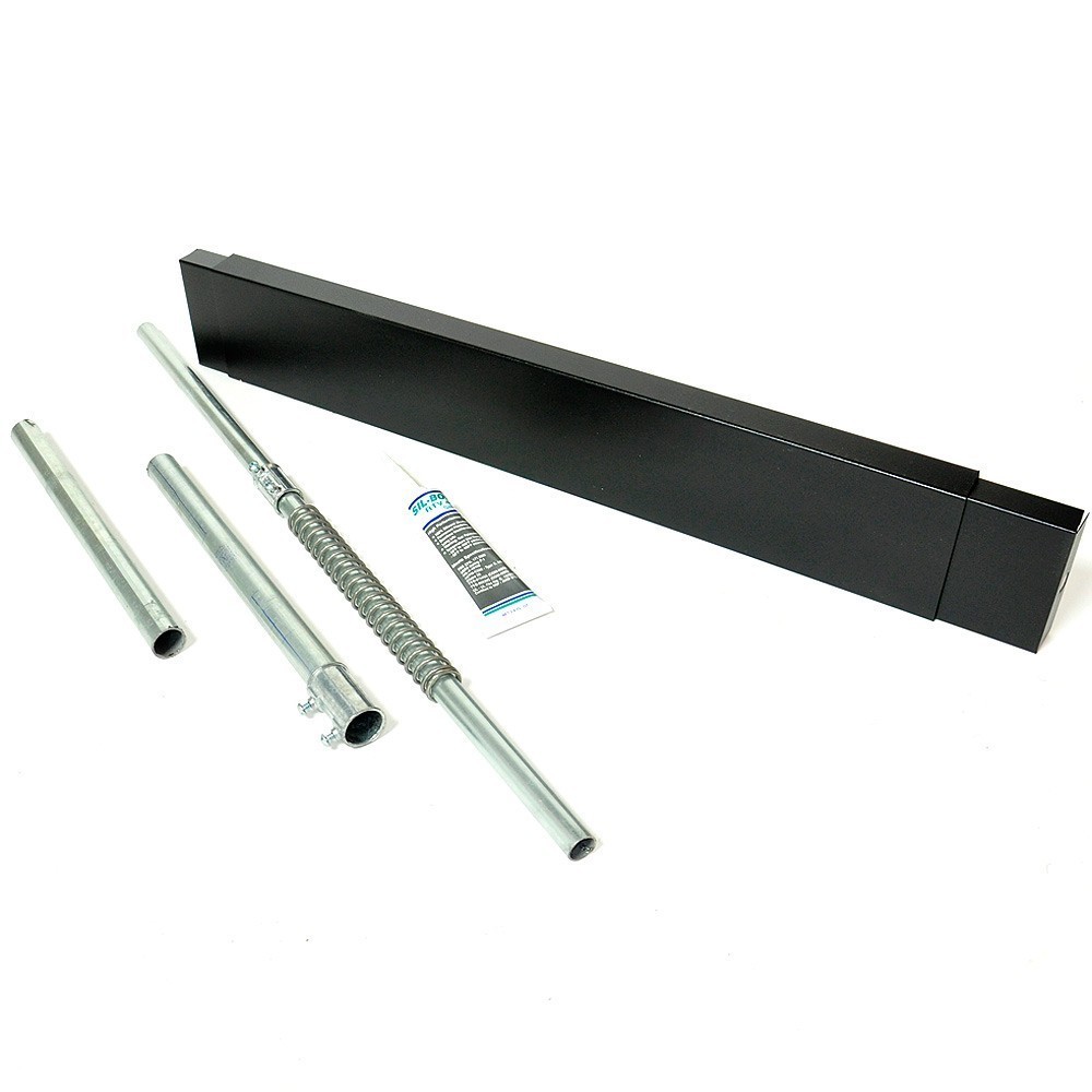 28.5"x48" Adjustable Width Interior Fireplace Smoke Guard