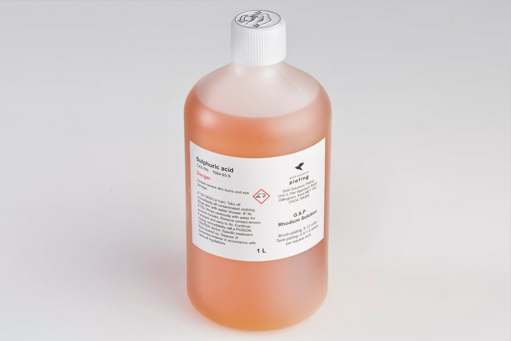 Rhodium Plating Solution with Anti Burn Technology 50ml