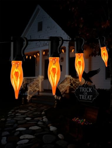 Rustic Elegance, 50Ft Flickering Flame String Light/Size: 50FT; Finish: Frosted