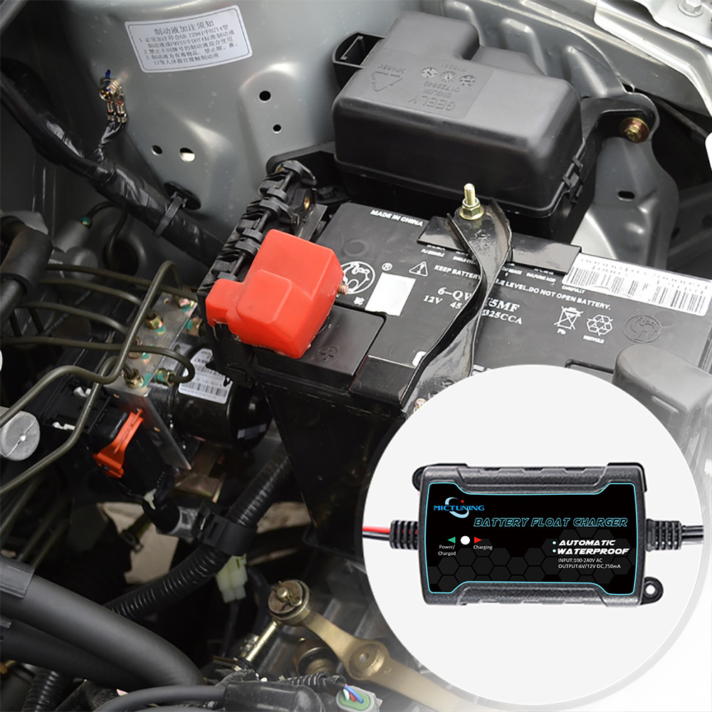 6-12V Smart Automatic Battery Charger Maintainer Motorcycle Car Trickle Float US