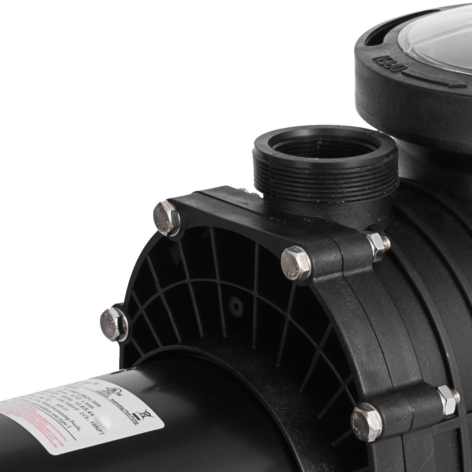 2HP 110-240V 6800GPH Inground Swimming POOL PUMP MOTOR w/Strainer For Hayward