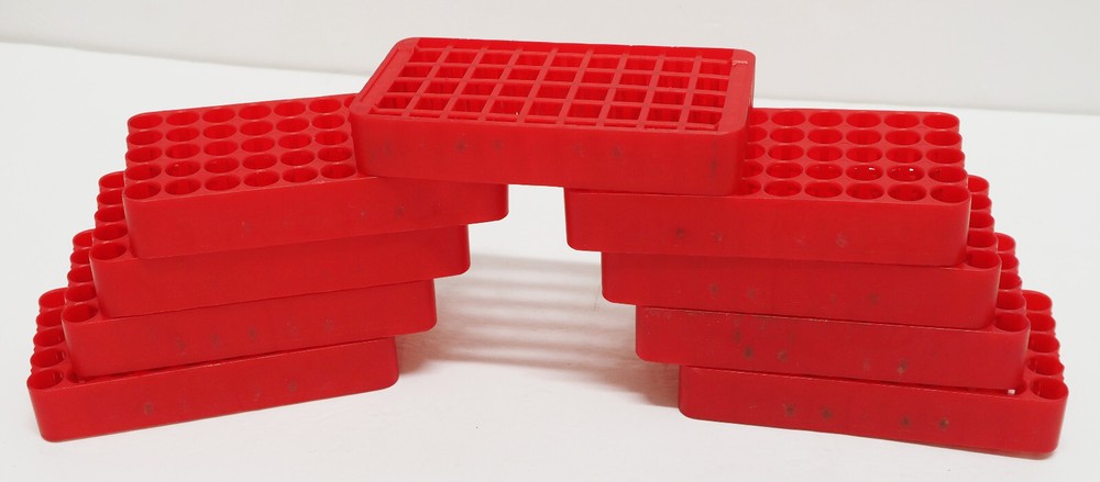 Universal Ammo Reloading Tray - Red Plastic - Various sizes and quantities