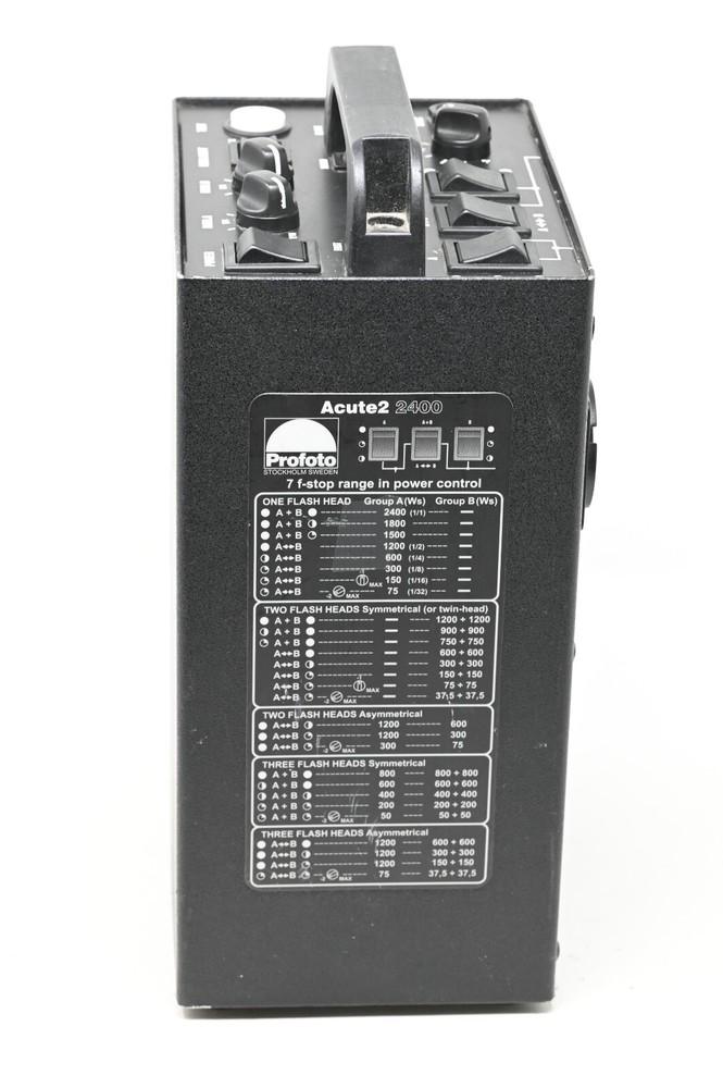 Profoto Acute2 2400 Watt Second Power Pack Generator 900774 (#057)