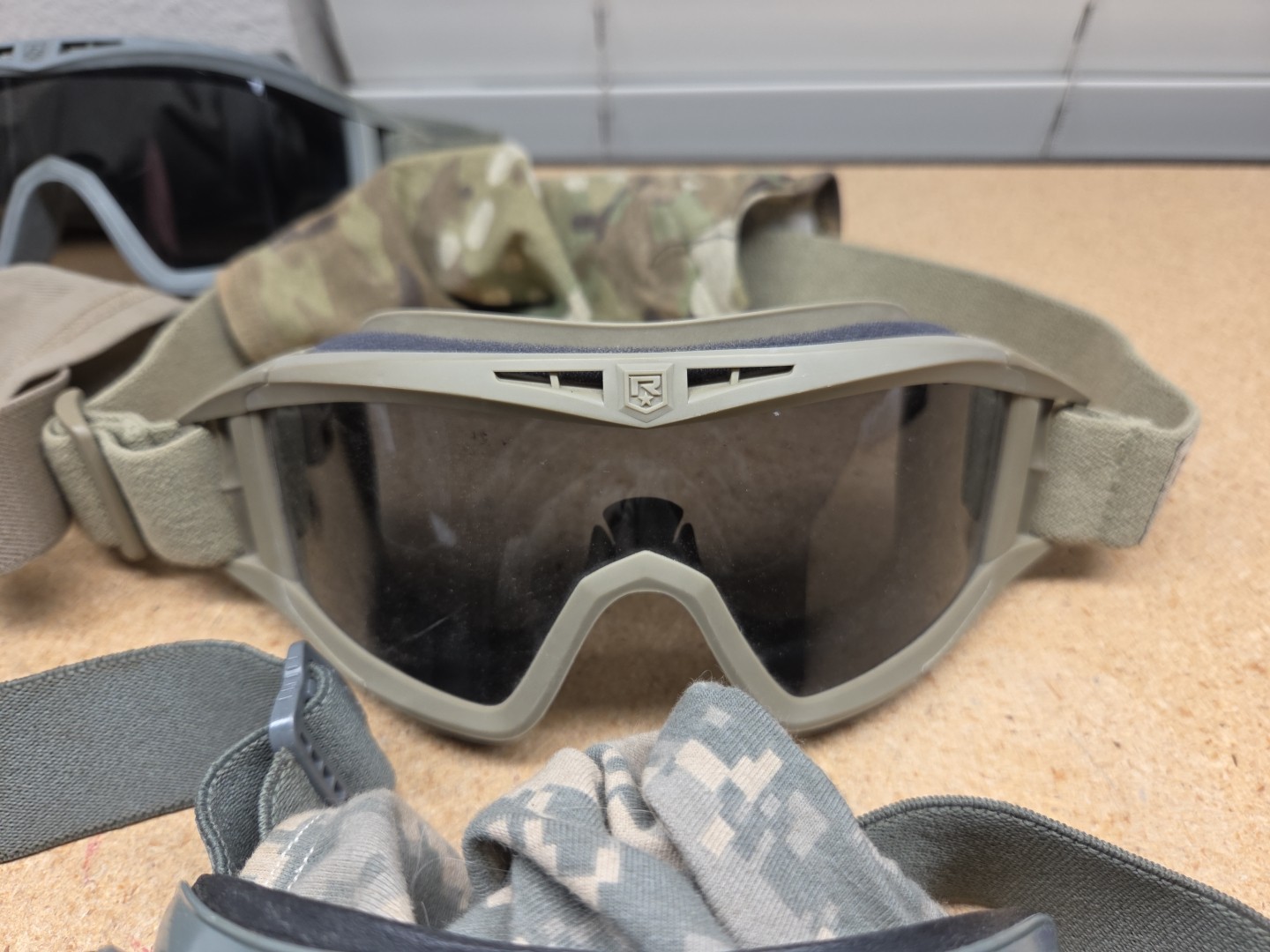 5x Revision ESS Military Desert Locust Tactical Goggles USGI SURPLUS LOT OF 5