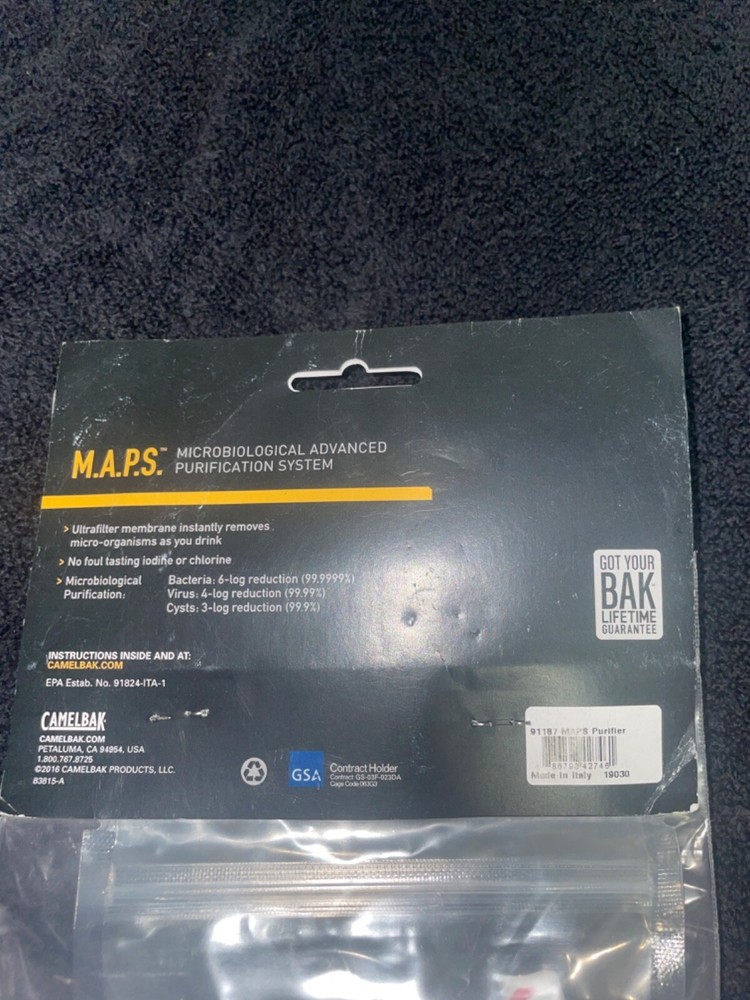 Camelbak MAPS Filter/Purifier NEW
