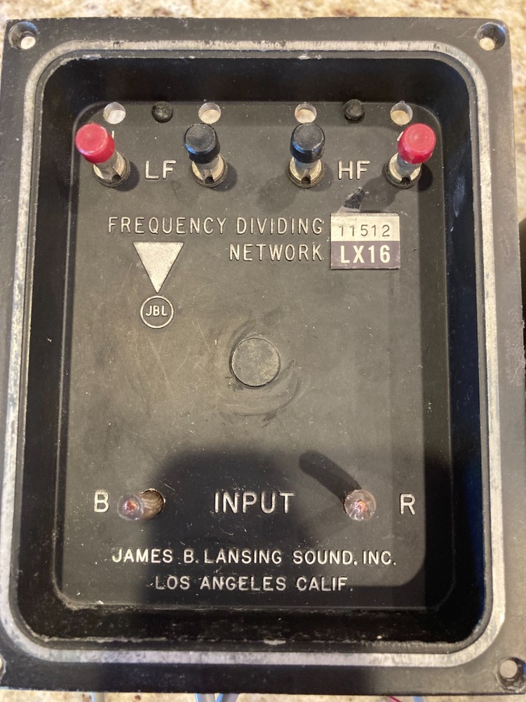 LX16 crossovers, REBUILT, consecutive serial #s, (Pair)
