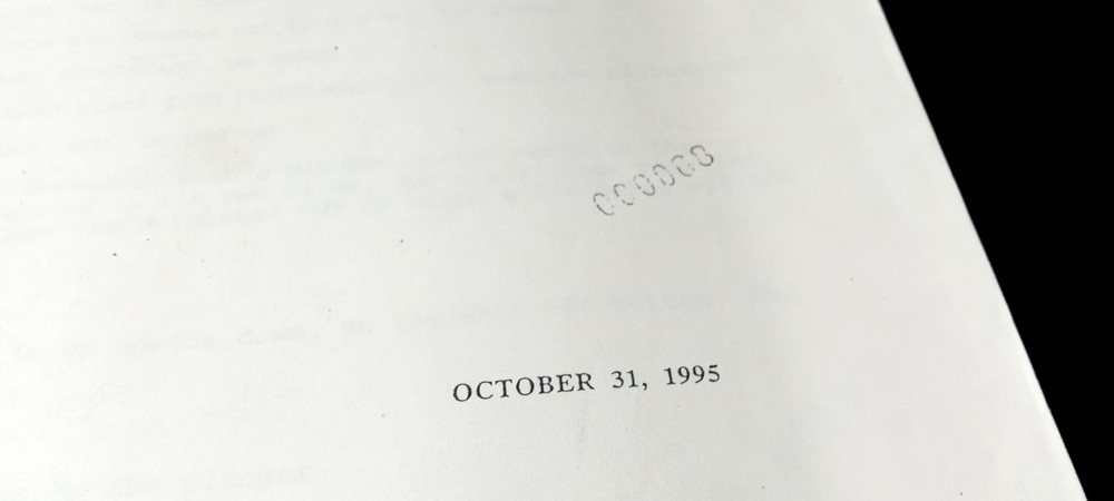 Flubber 1995 Original Screenplay "Absent-Minded Professor" Robin Williams Script