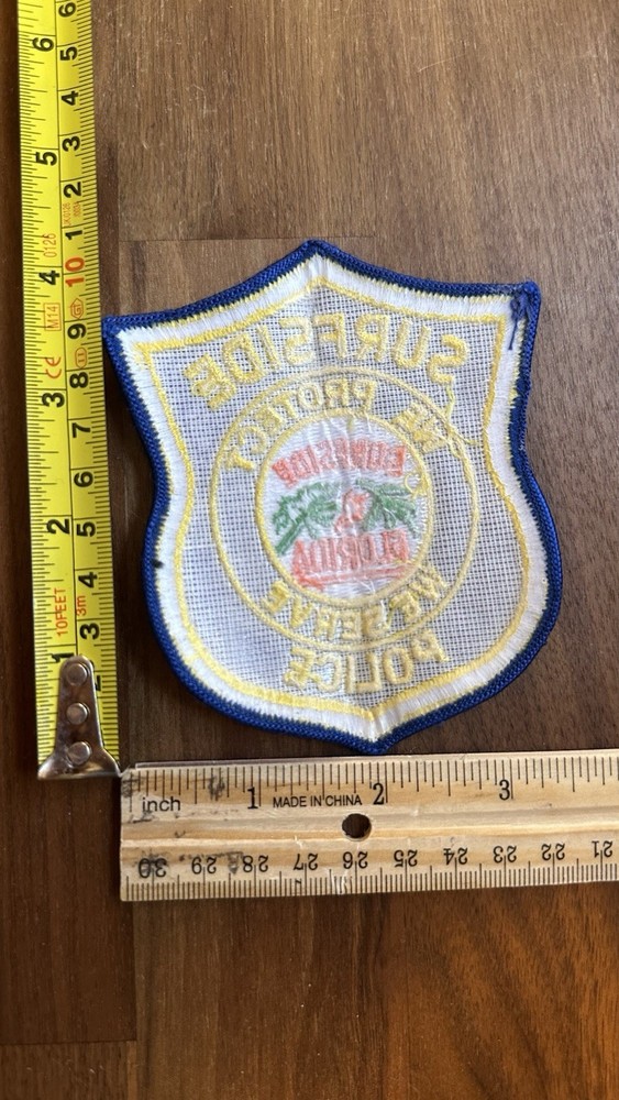 FLORIDA FL SURFSIDE POLICE SHOULDER PATCH SHERIFF