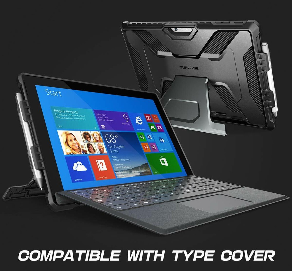 For Microsoft Surface Pro 7 6 5 4 LTE Original SUPCASE Case with Kickstand Cover