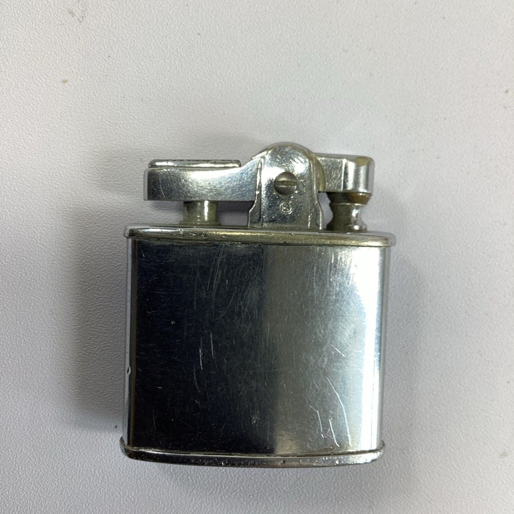 Vtg Ronson Metal Lighter In Box Case Papers Untested