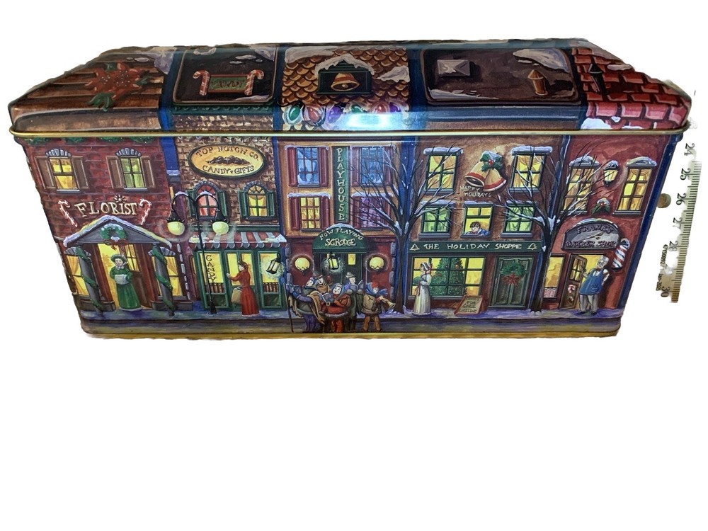 Collectable Scrooge Tin Winter Scenes